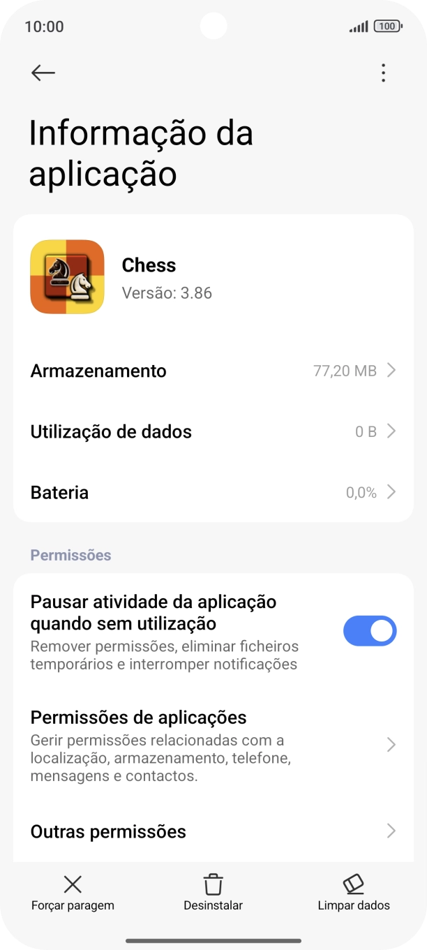 Prima Limpar dados.