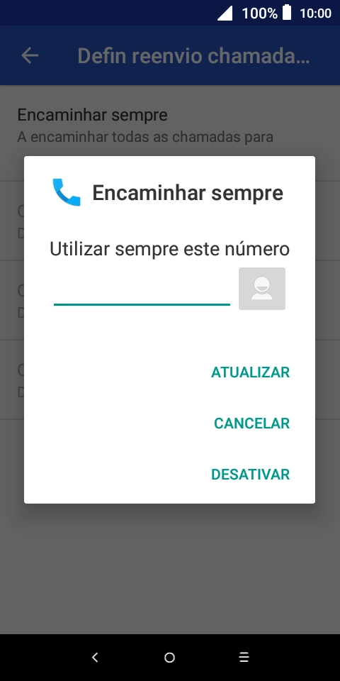 Prima DESATIVAR.