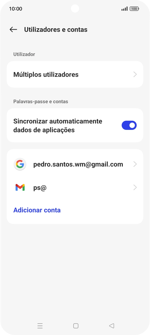 Prima a tecla de início para terminar e voltar ao ecrã inicial.
