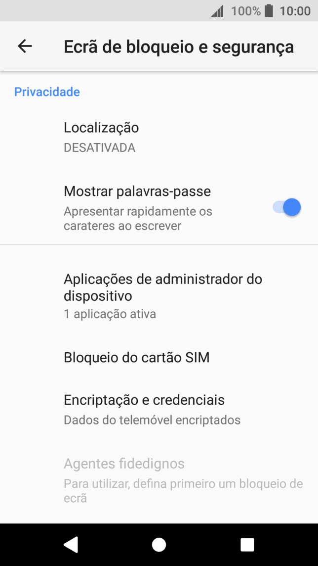 Prima Bloqueio do cartão SIM.