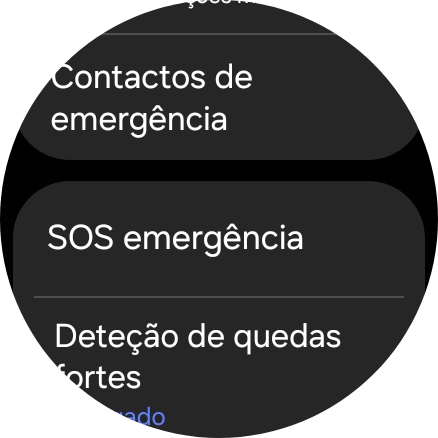 Prima Contactos de emergência.