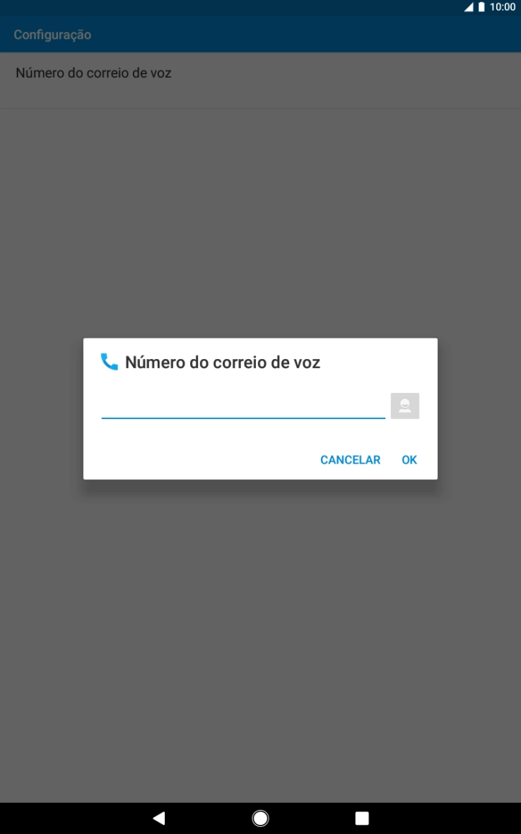 Introduza 123 e prima OK.