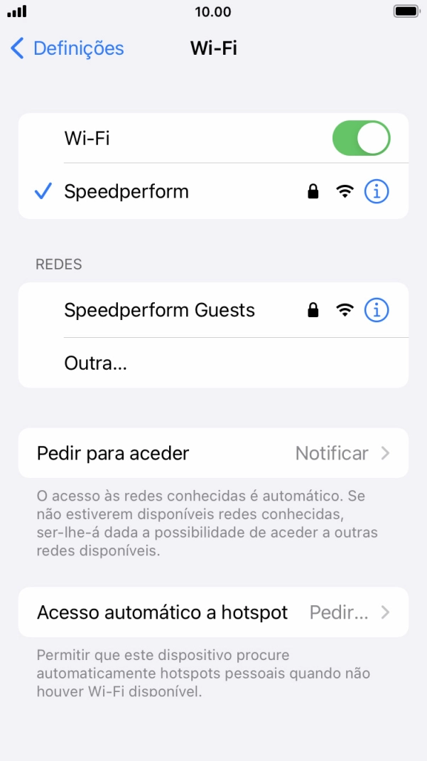 Prima a tecla de início para terminar e voltar ao ecrã inicial.