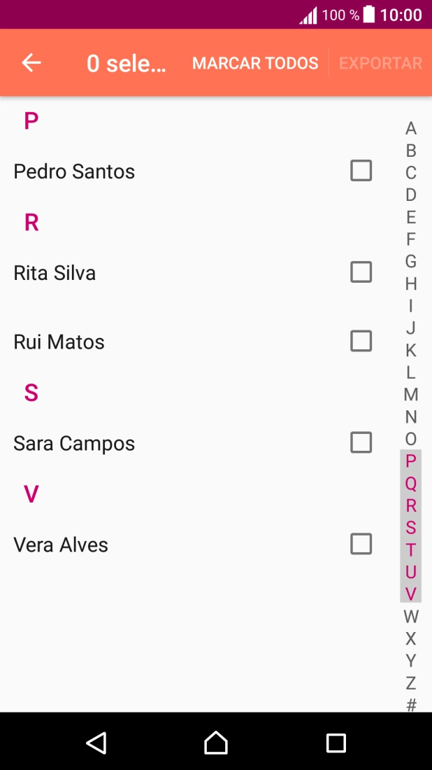 Prima MARCAR TODOS.