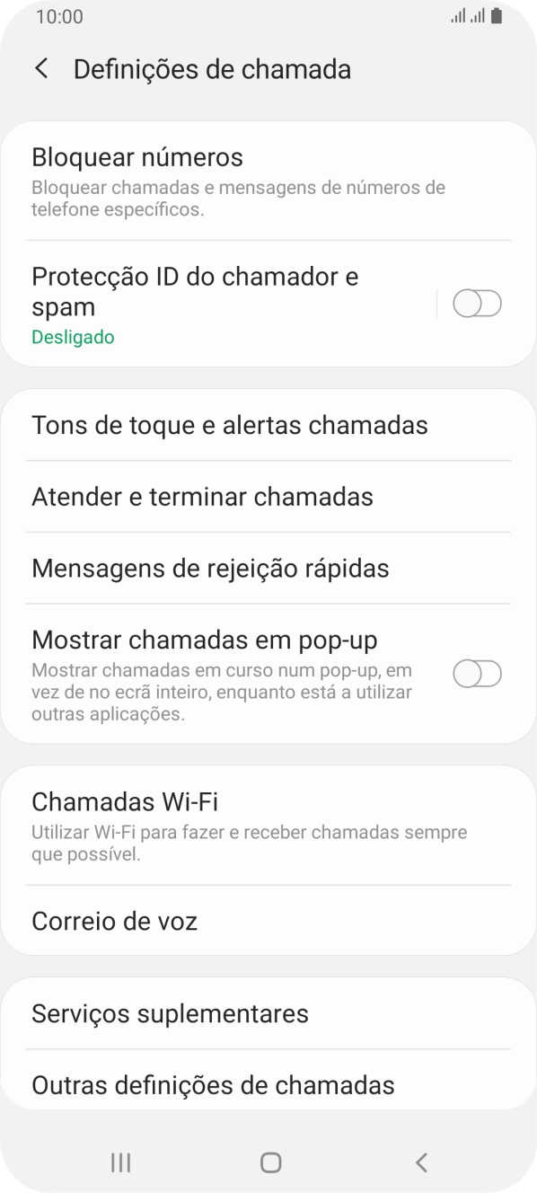 Prima Correio de voz.