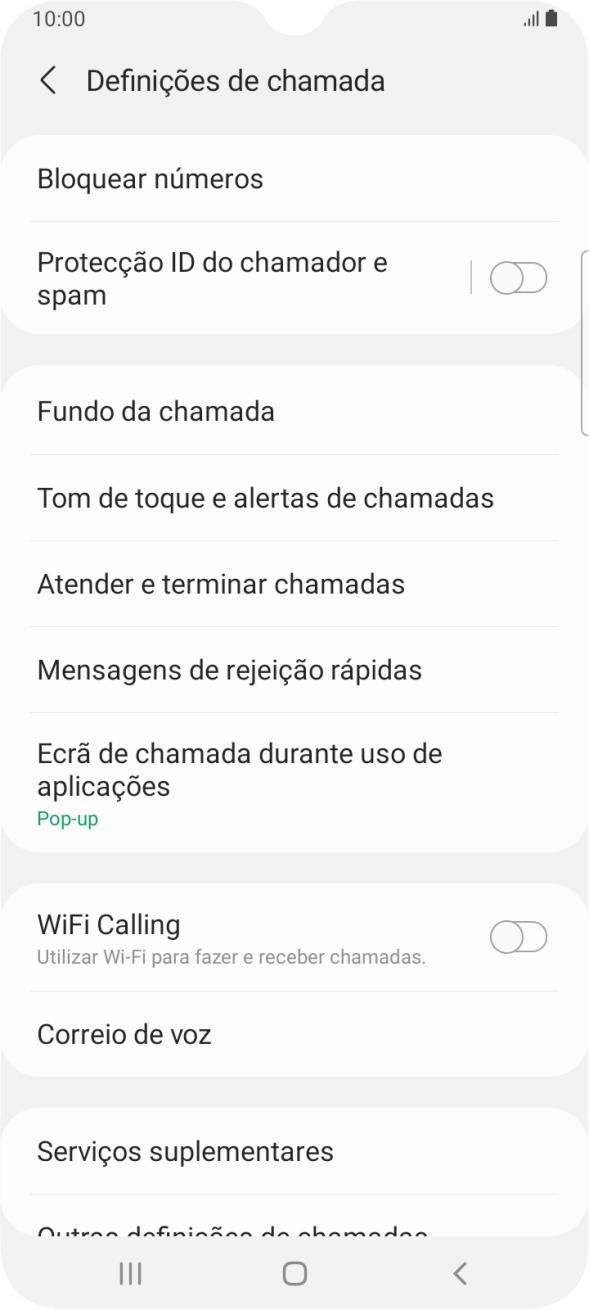 Prima Correio de voz.