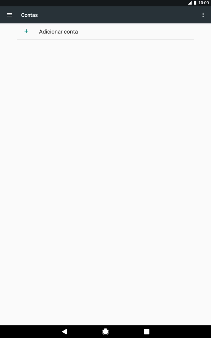 Prima Adicionar conta.
