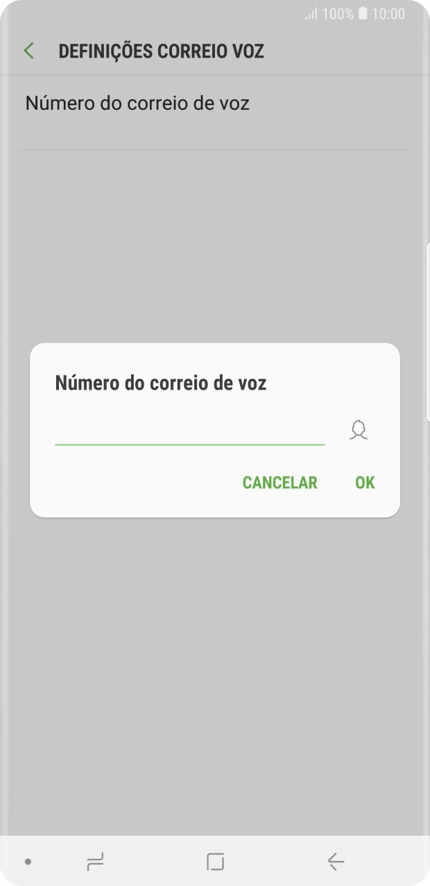 Introduza 123 e prima OK.