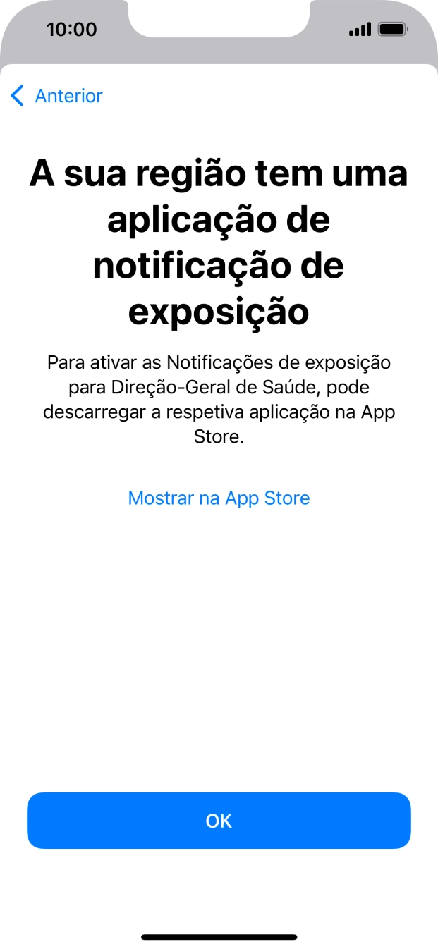 Prima Mostrar na App Store e siga as indicações no ecrã para descarregar e instalar a app.