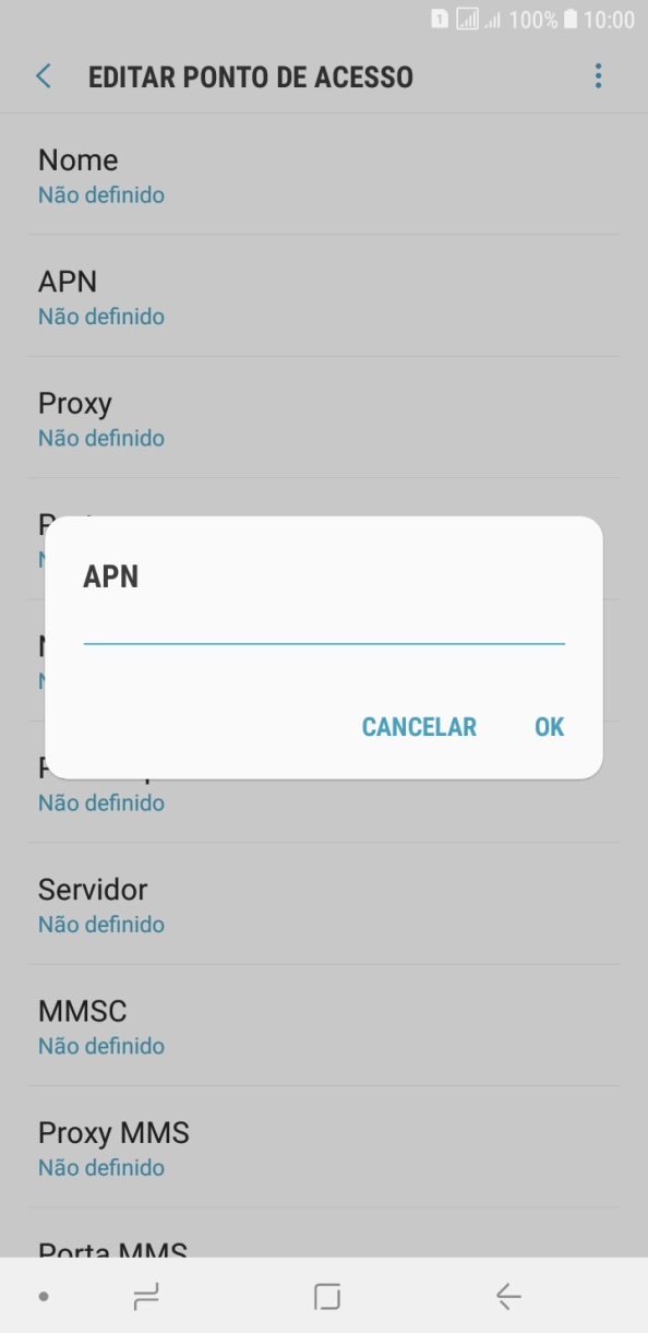 Introduza net2.vodafone.pt e prima OK.
