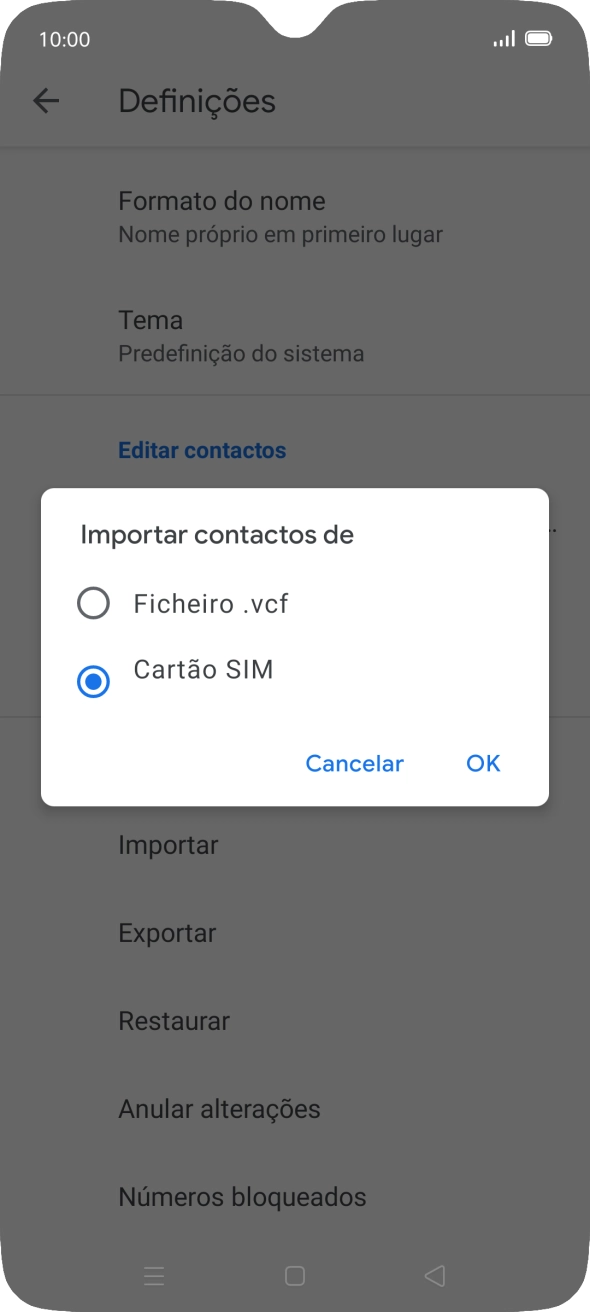 Prima OK.