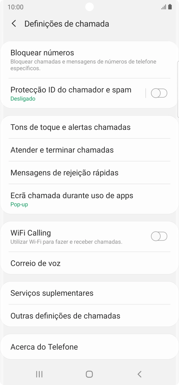 Prima Correio de voz.