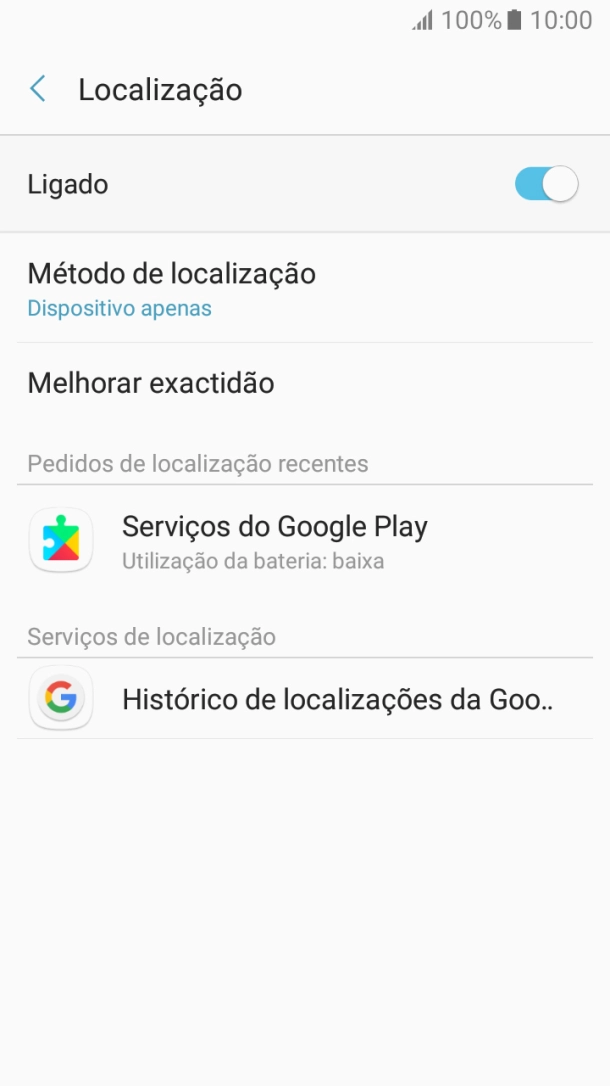 Prima Método de localização.