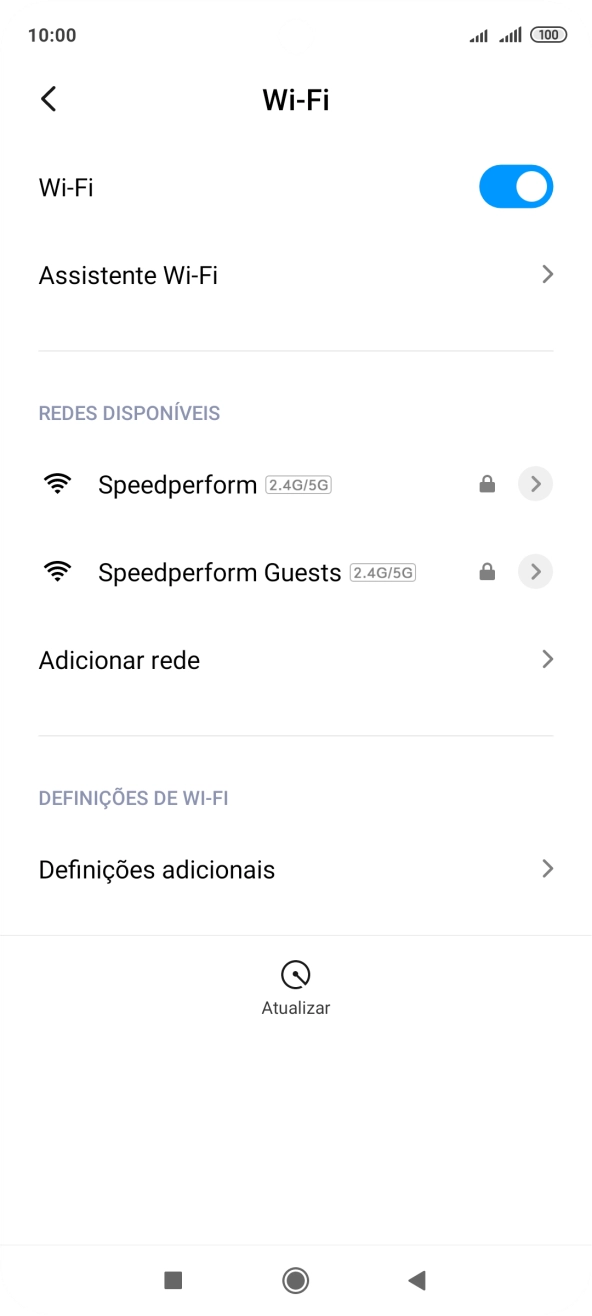 Prima Assistente Wi-Fi.