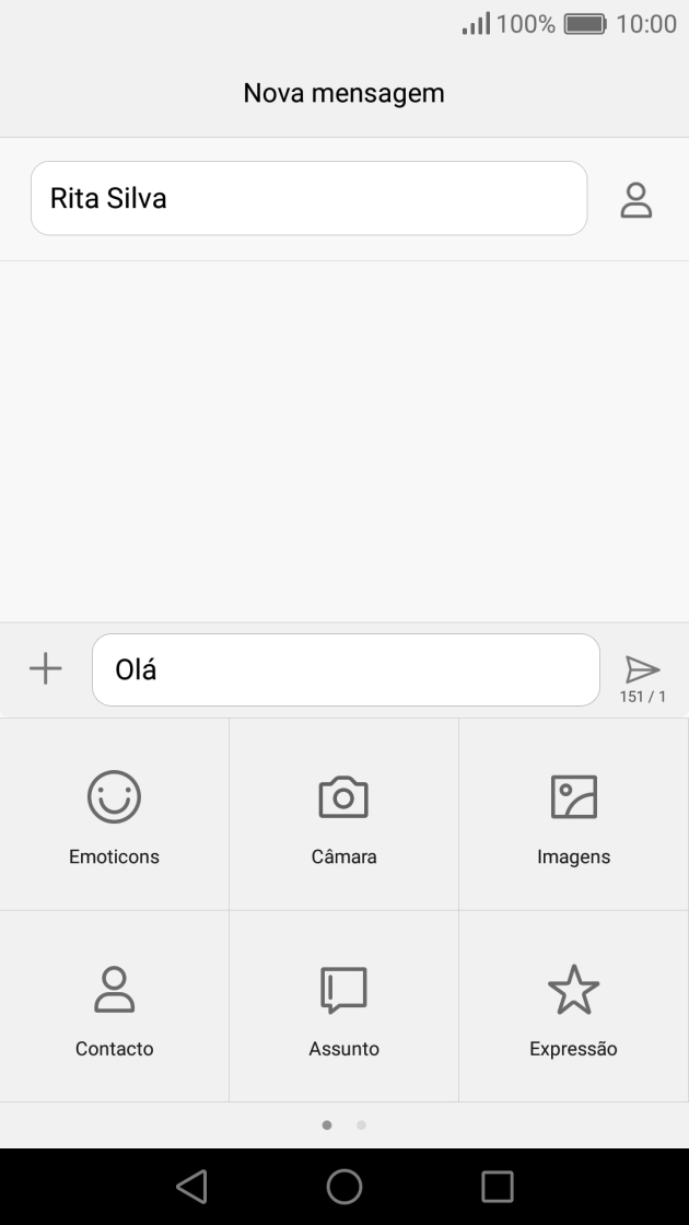 Prima Imagens e vá até à pasta pretendida.