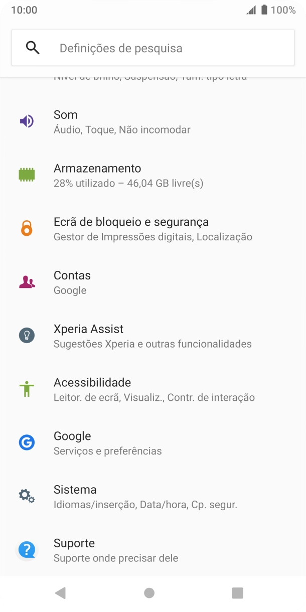 Prima Ecrã de bloqueio e segurança.