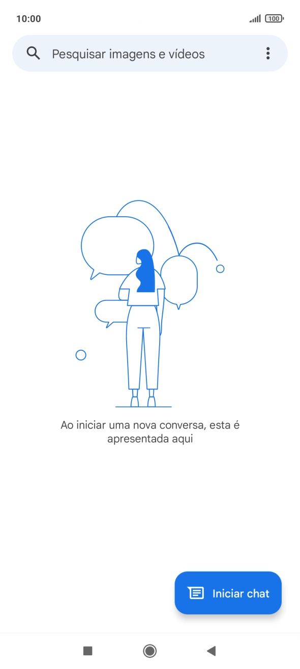 Prima Iniciar chat.
