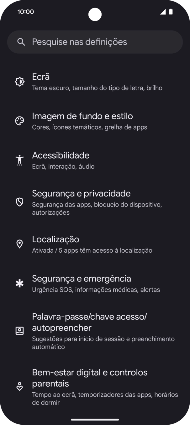 Prima Segurança e privacidade.