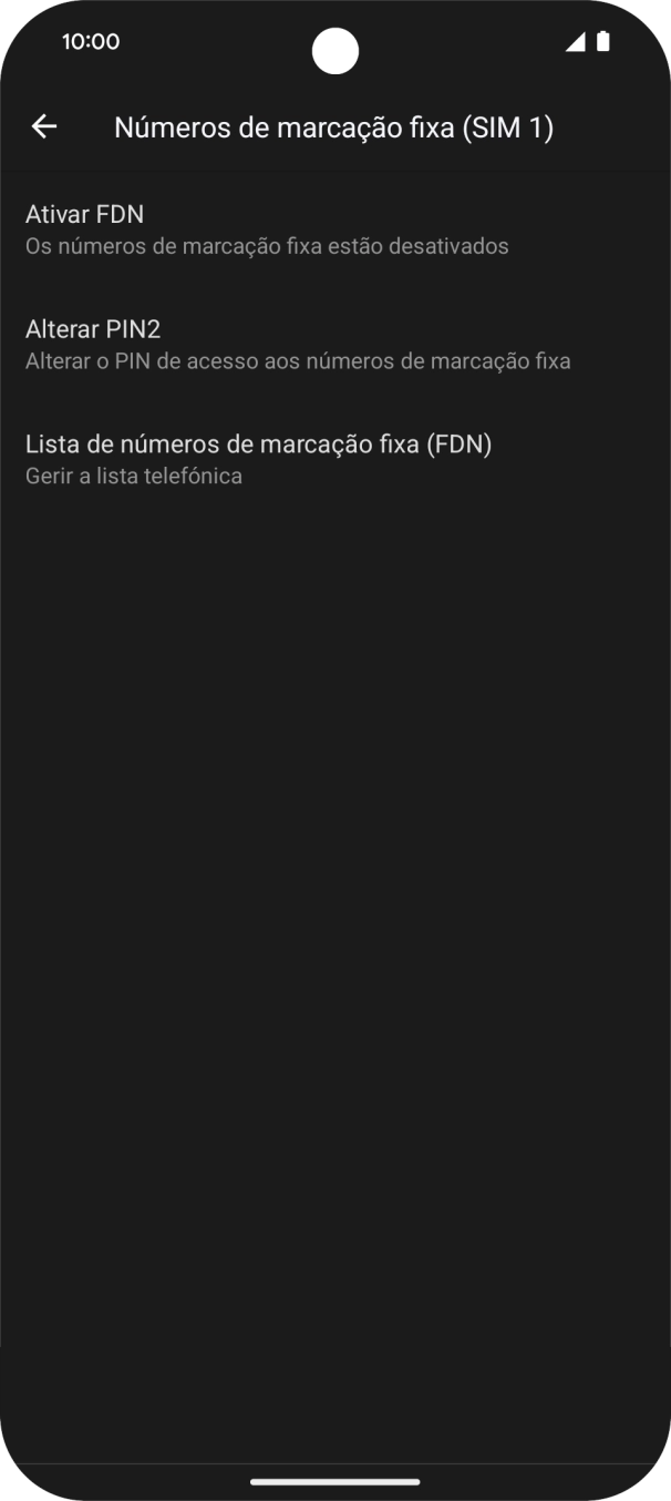 Prima Ativar FDN.