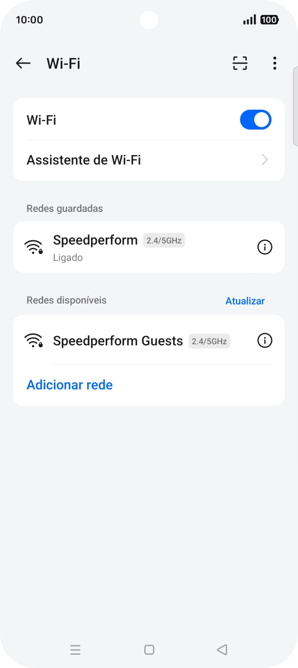 Prima a tecla de início para terminar e voltar ao ecrã inicial.