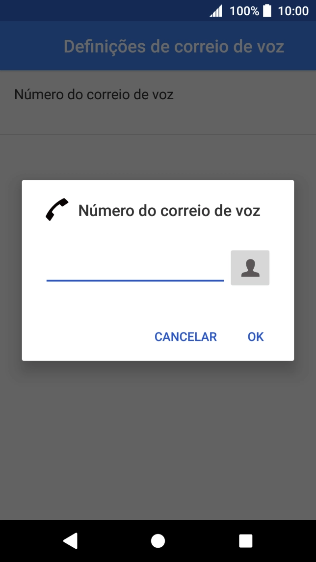Introduza 123 e prima OK.