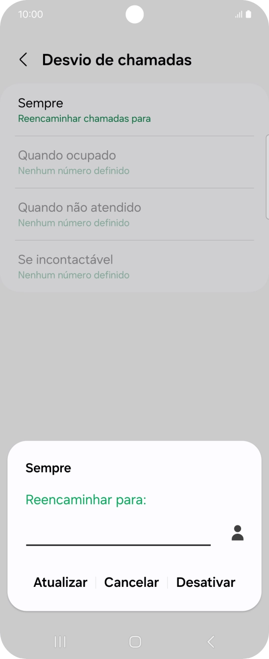 Prima Desativar.
