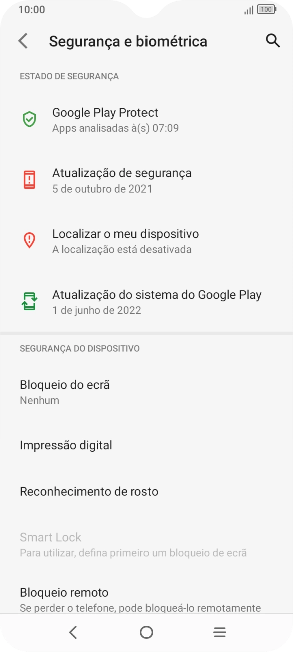 Prima a tecla de início para terminar e voltar ao ecrã inicial.