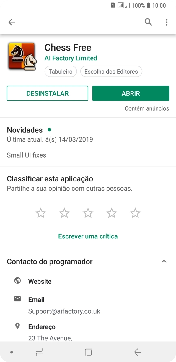 Prima DESINSTALAR.