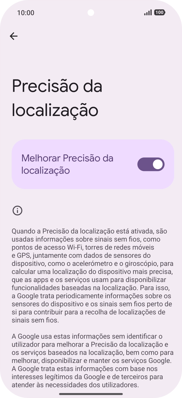 Se premir o indicador junto a 