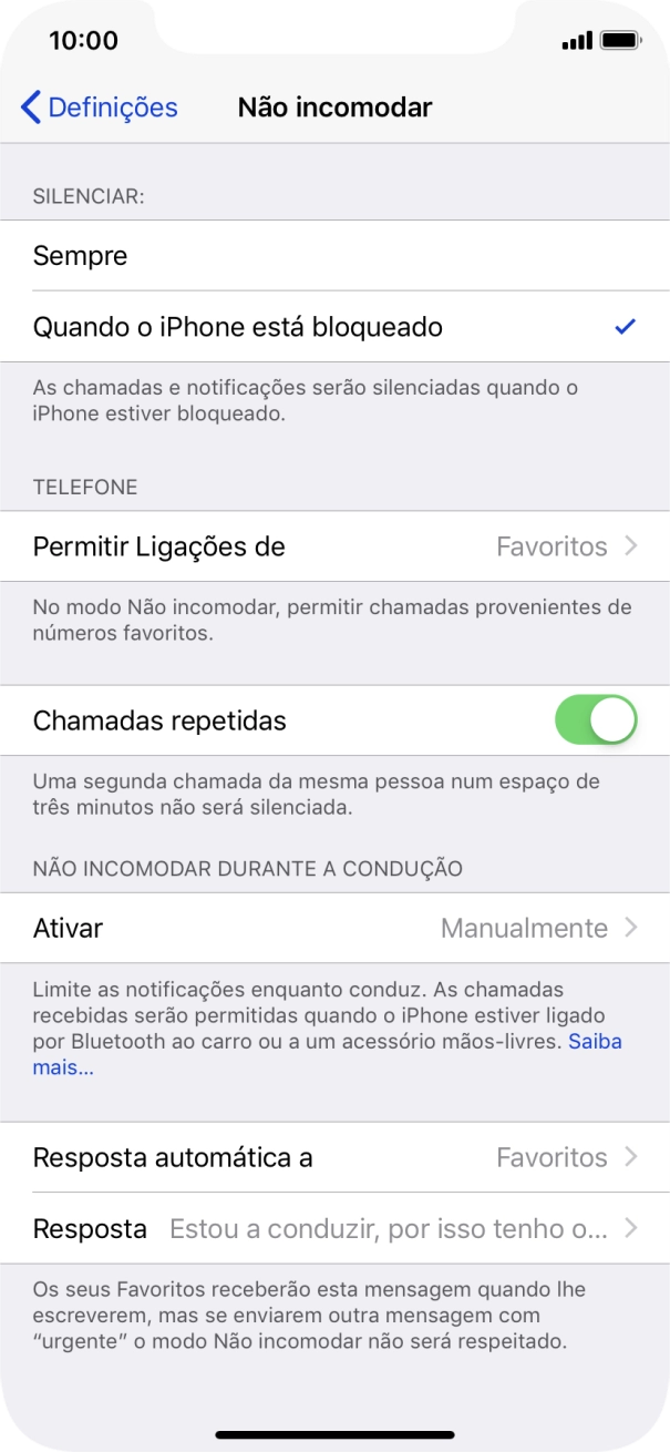 Prima Resposta automática a.