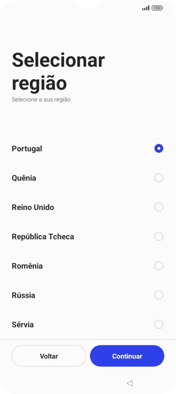 Prima o país pretendido.