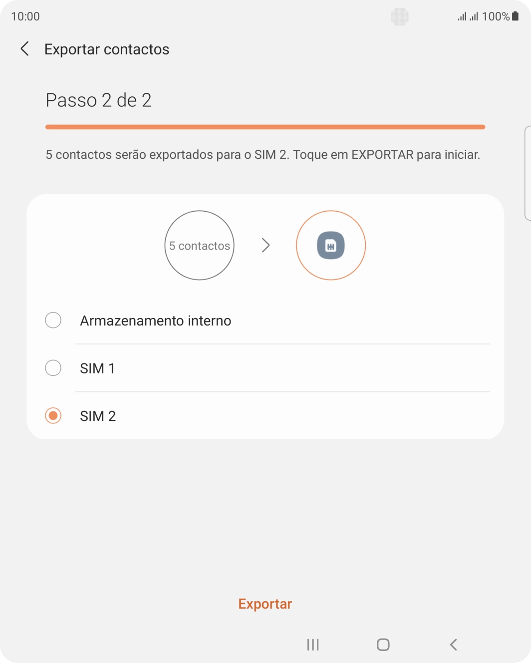 Prima Exportar.