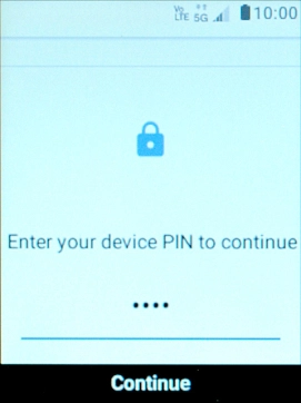Press the Navigation key.