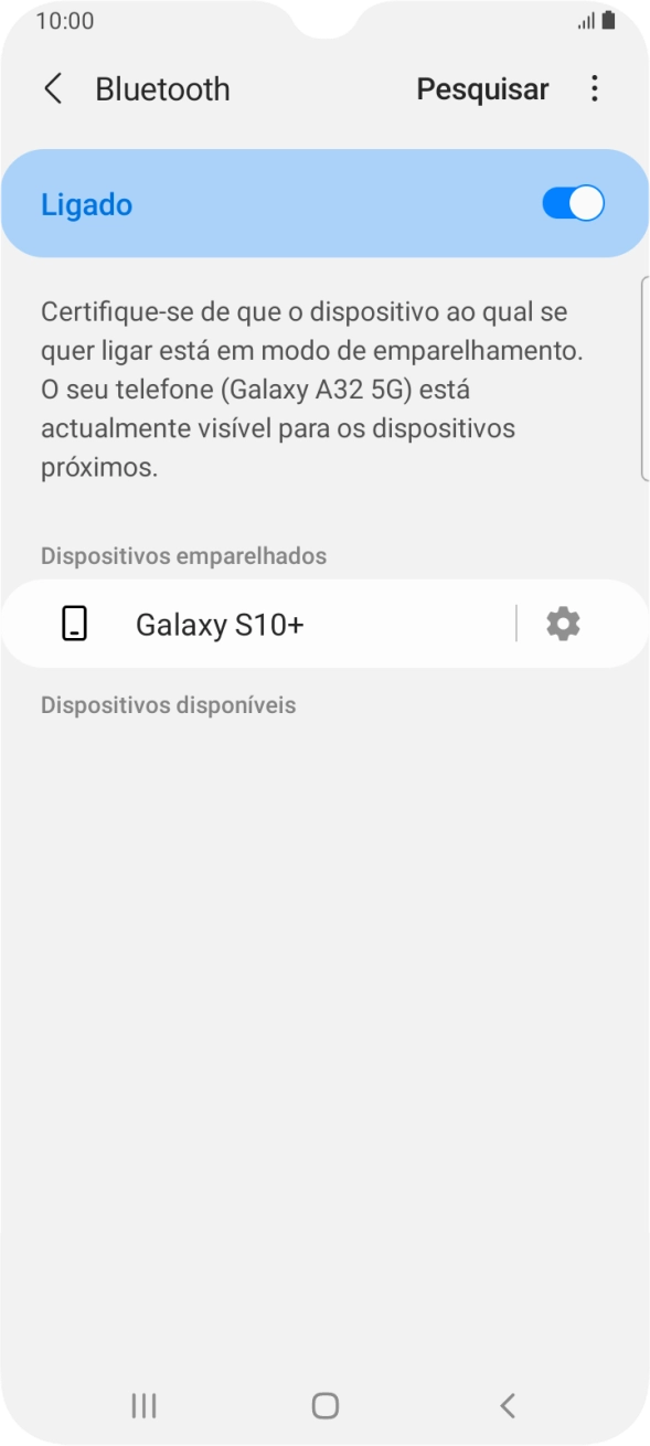 Prima a tecla de início para terminar e voltar ao ecrã inicial.