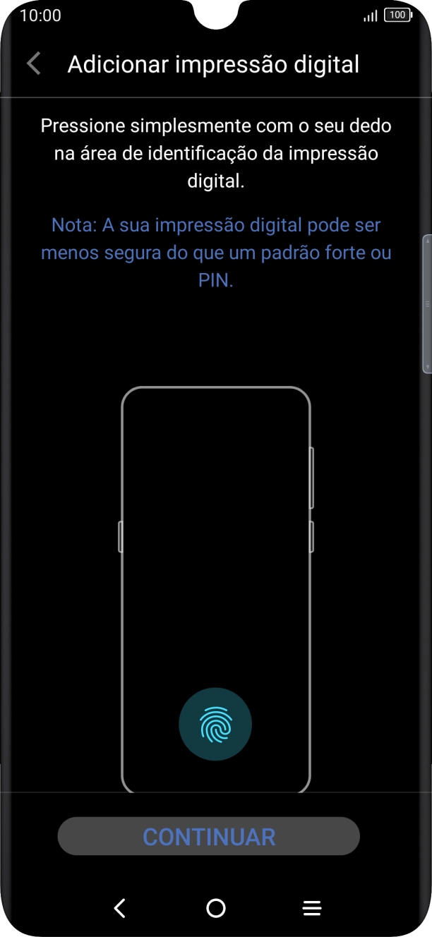 Prima CONTINUAR.