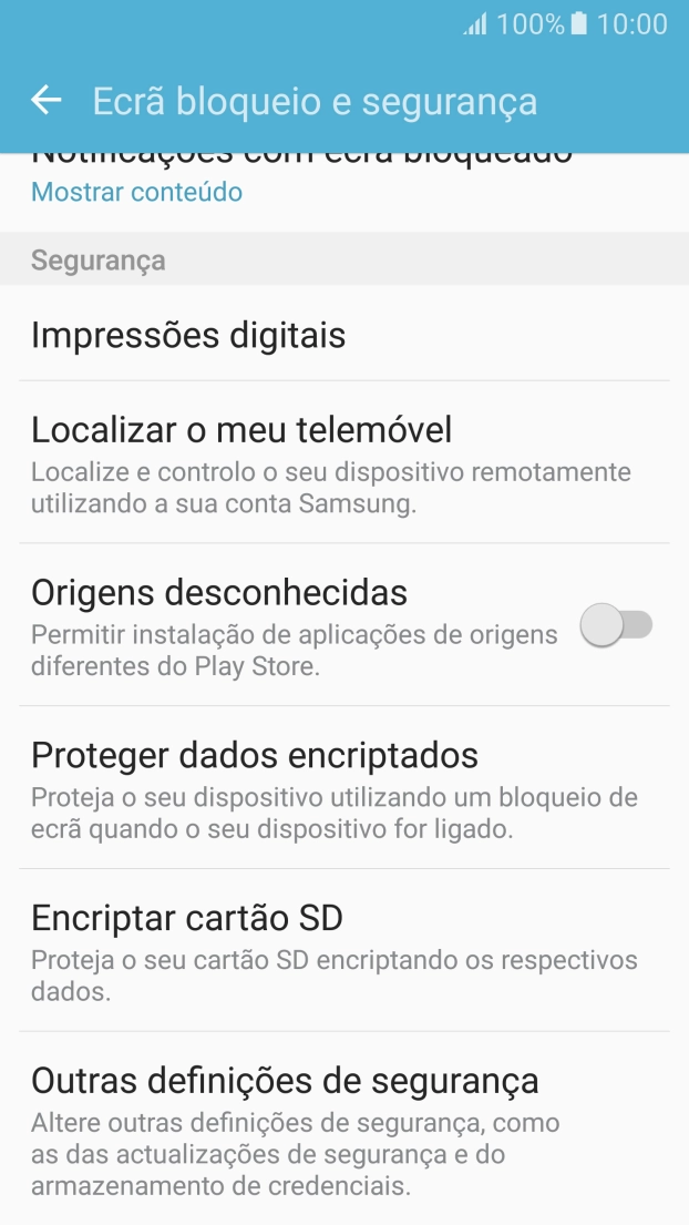 Prima Outras definições de segurança.