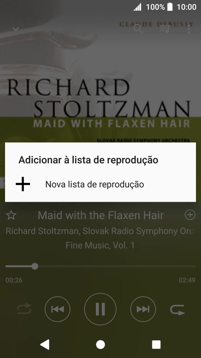 Prima Nova lista de reprodução.