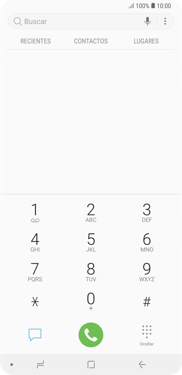 Prima o ícone de menu.