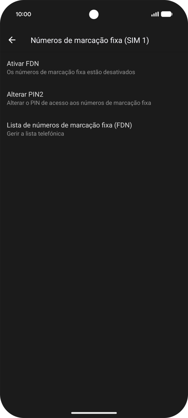 Prima Ativar FDN.