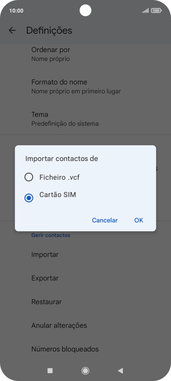 Prima OK.
