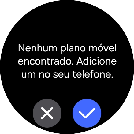 Prima o ícone para aceitar.