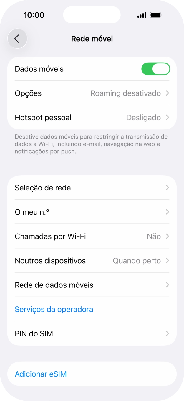 Prima PIN do SIM.