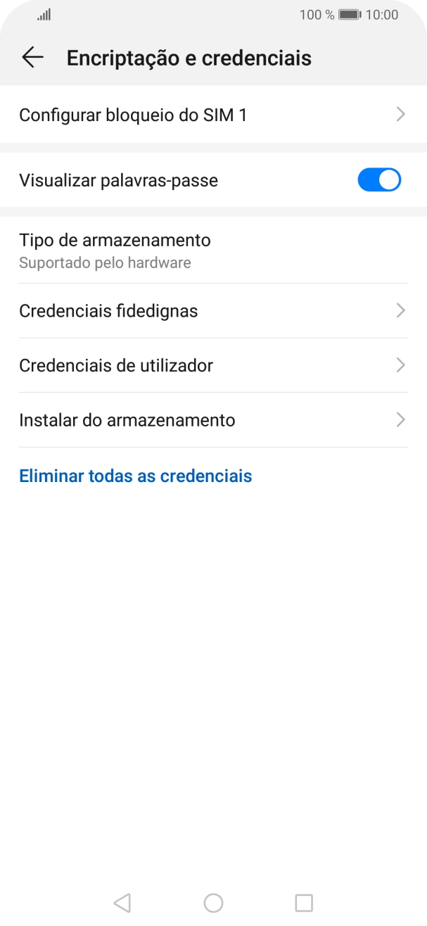 Prima Configurar bloqueio do SIM.
