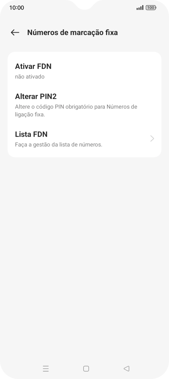 Prima Ativar FDN.