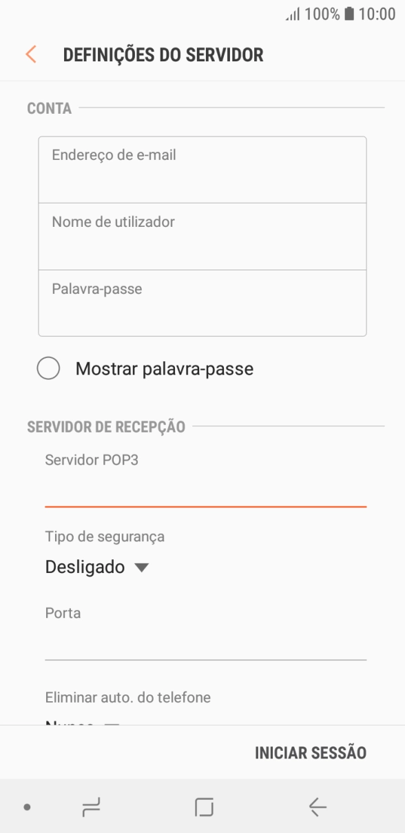 Prima a lista suspensa sob 