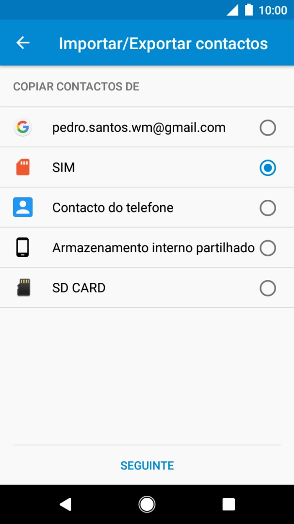 Prima SEGUINTE.