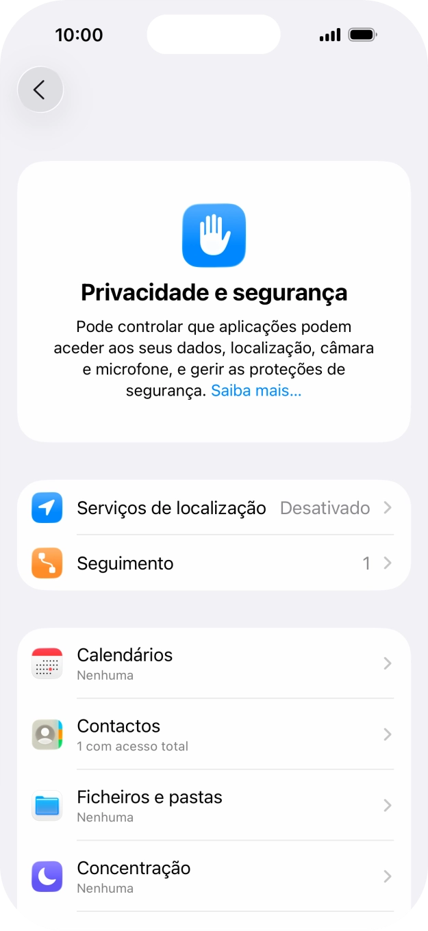 Prima Serviços de localização.