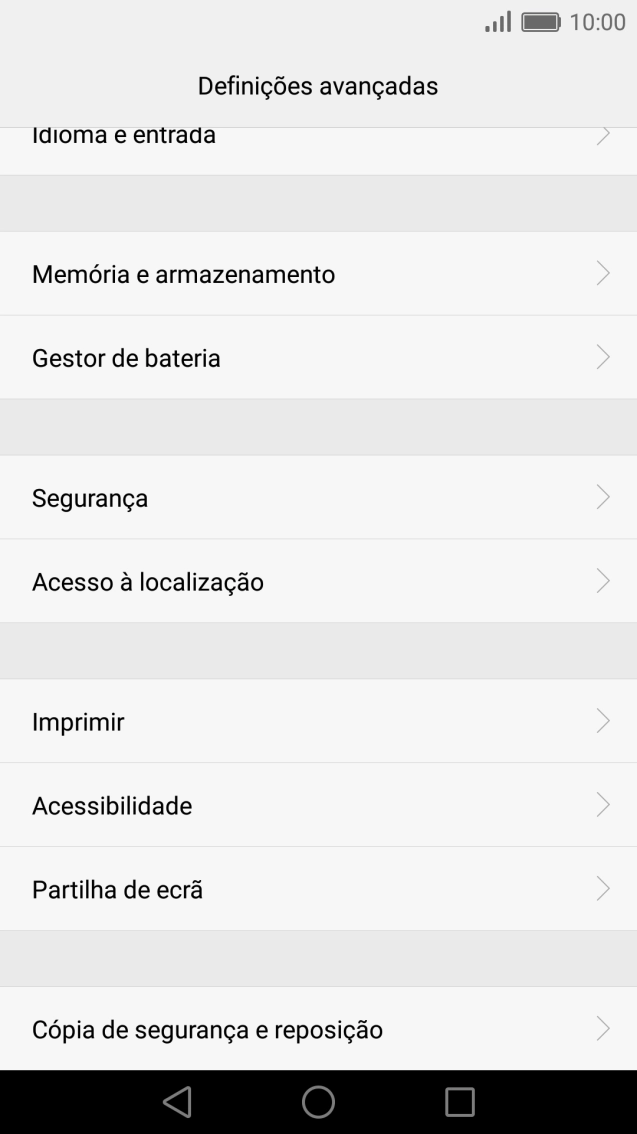 Prima Cópia de segurança e reposição.