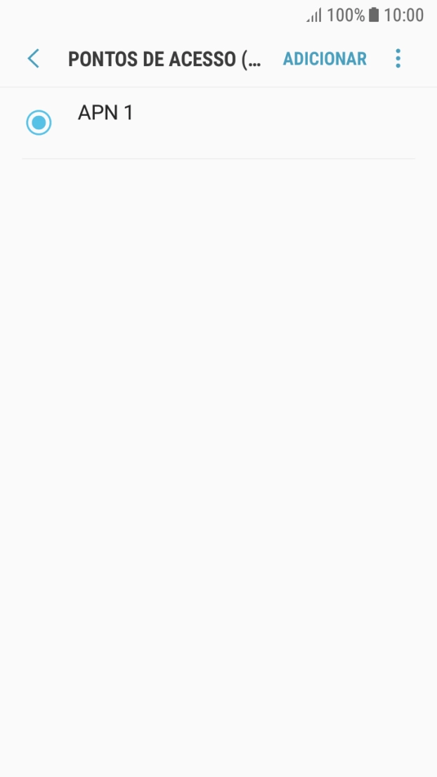Prima ADICIONAR.