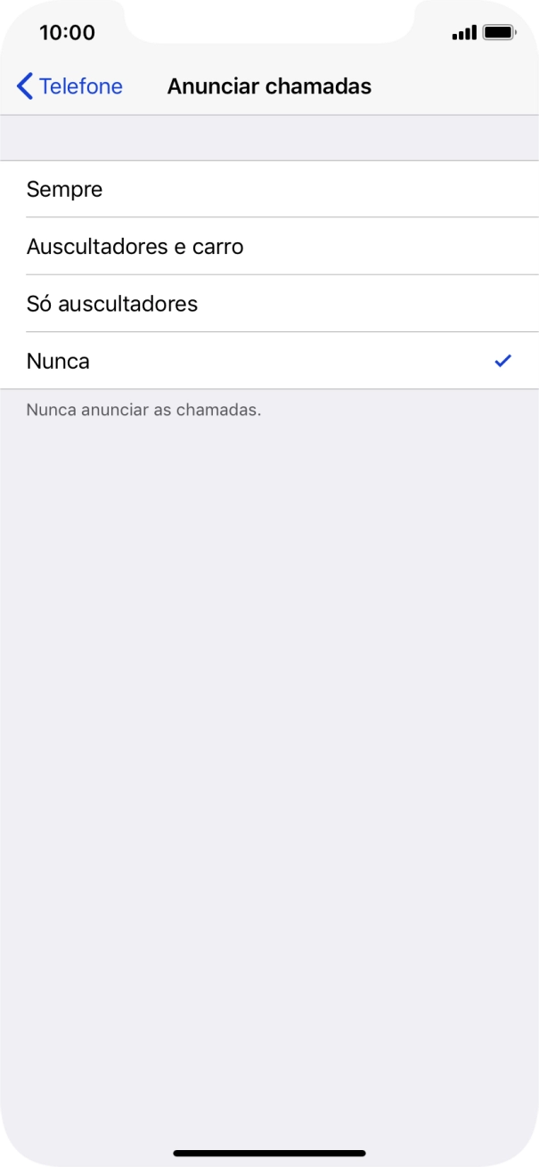 Prima Sempre para ativar a função sempre que o perfil silencioso está desativado.